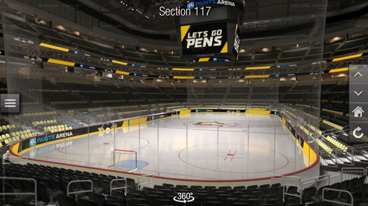 4 - Pittsburgh Penguins vs St. Louis Blues Tickets - 03/16 - Sec 117 Row T