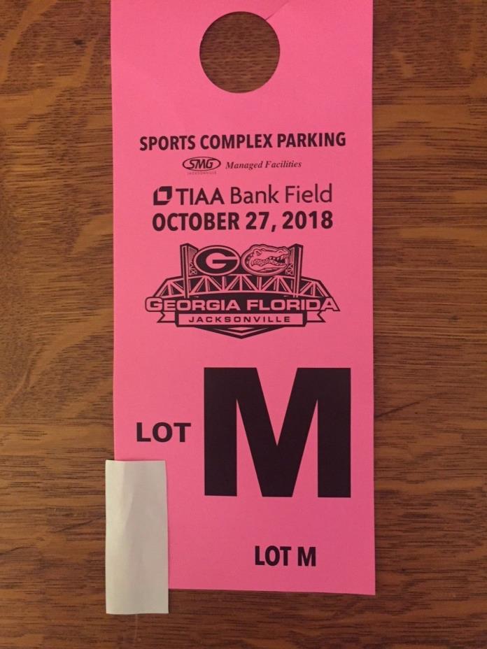 Parking - UGA - Georgia vs UF - Florida  - 2018 Football Game