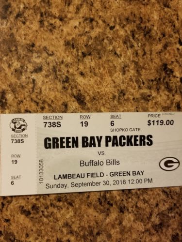Green bay packers tickets