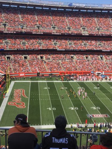Cleveland Browns Vs San Diego Chargers 2 Tickets 10/14 6th Row Aisle