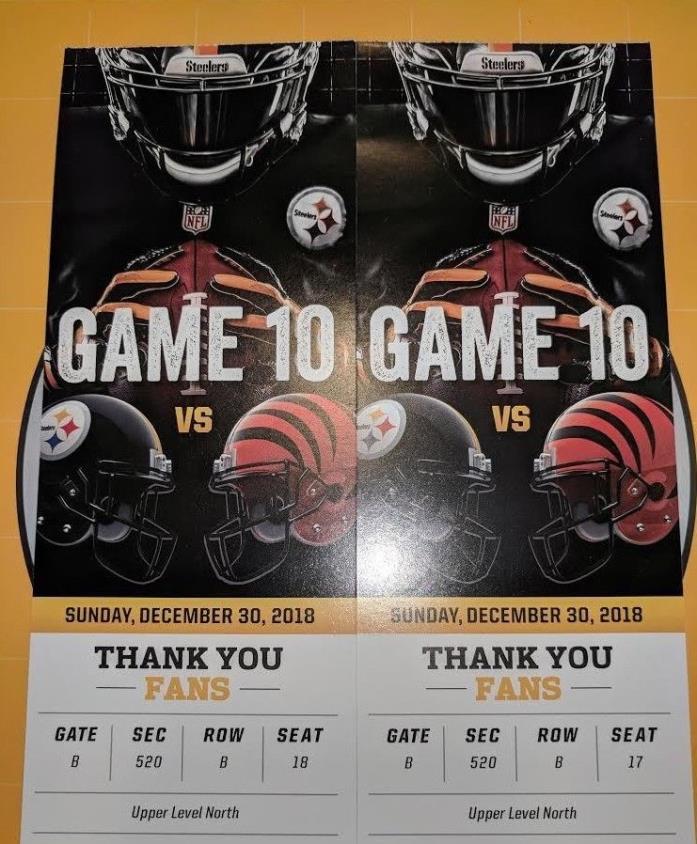 Pittsburgh Steelers vs. Cincinnati Bengals