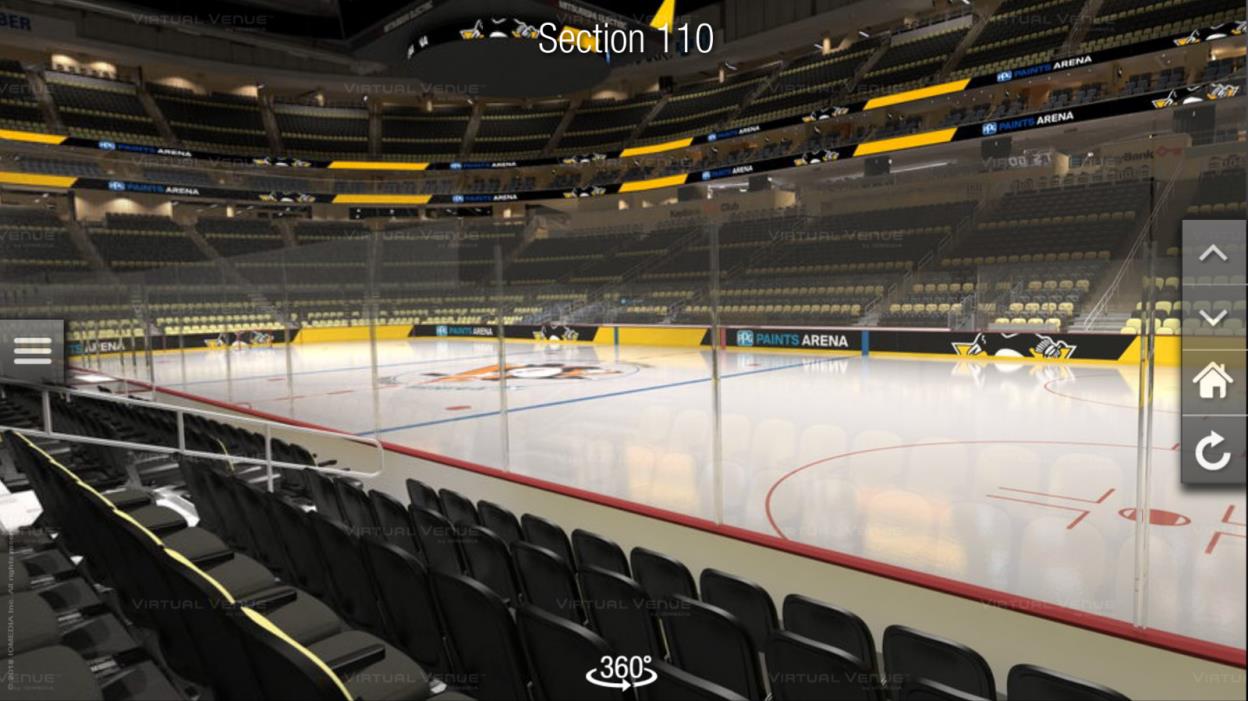 4 - Pittsburgh Penguins vs St. Louis Blues Tickets - 03/16 - Sec 110 Row K