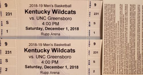 Kentucky Wildcats Men's Basketball vs UNC Greensboro