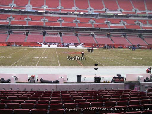 Cleveland Browns Tickets vs Ravens 10/7 FRONT ROW ON 50 YD LINE SECTION 133