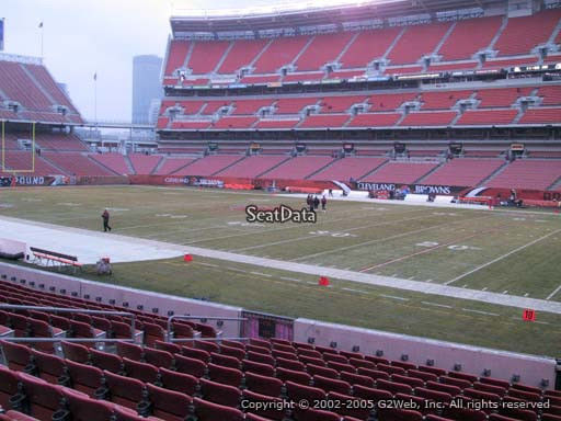 Cleveland Browns Tickets vs Ravens 10/7 only 8 rows from field section 137
