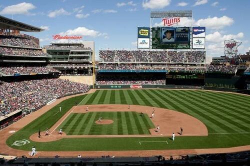 4 Minnesota Twins Tickets Playing Tampa Bay Rays At Target Field 7/14/18. 1:10pm