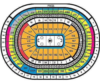 2 Philadelphia Flyers Lwr Lvl Blue Line tickets vs. Carolina 4/6/2019