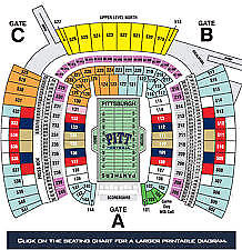 (2) Tickets Pitt vs Syracuse Football Game 10/6/18 Heinz Field