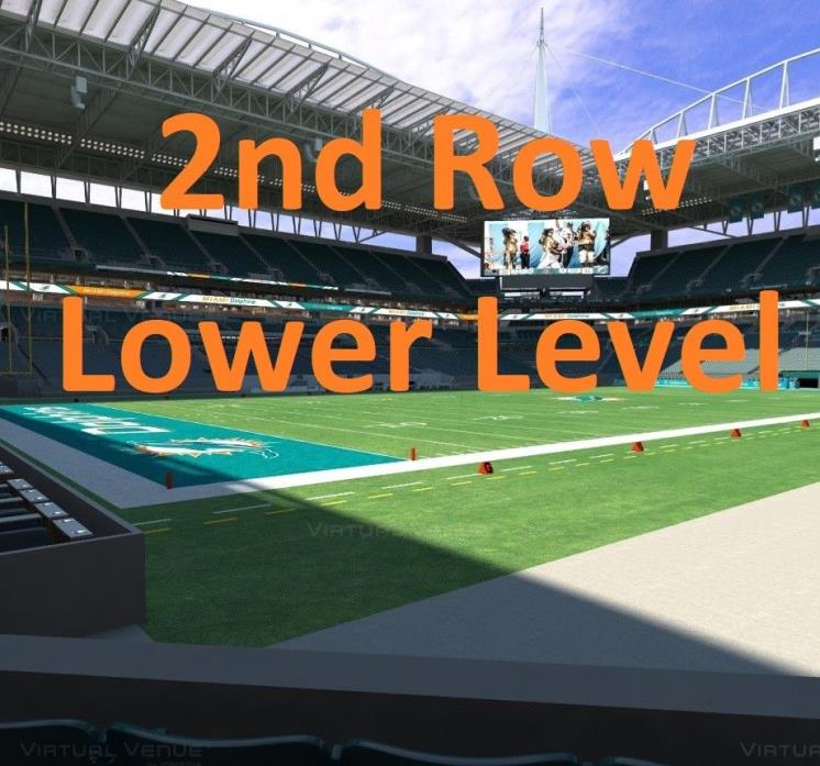 2 New York Jets at Miami Dolphins 11/4/18 1pm NFL Football Tickets