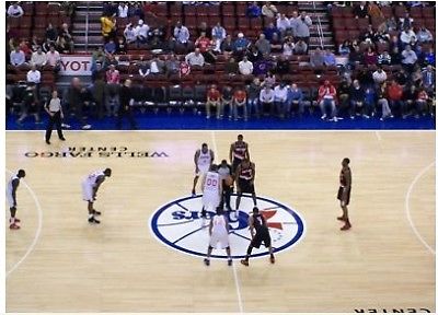 76ers vs Bucks 4/4 - 2 Great Aisle Seats - Section 201 - Row 1 - Center Court !