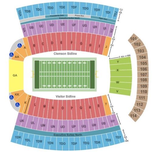 2 Clemson Vs NC State Football Tickets LOWER Level And Parking Pass