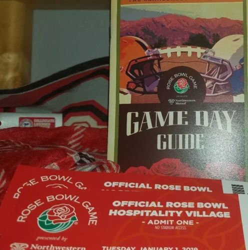 2 Tickets for Rose Bowl Hospitality Village. 1/1/19 Ohio State vs. Washington