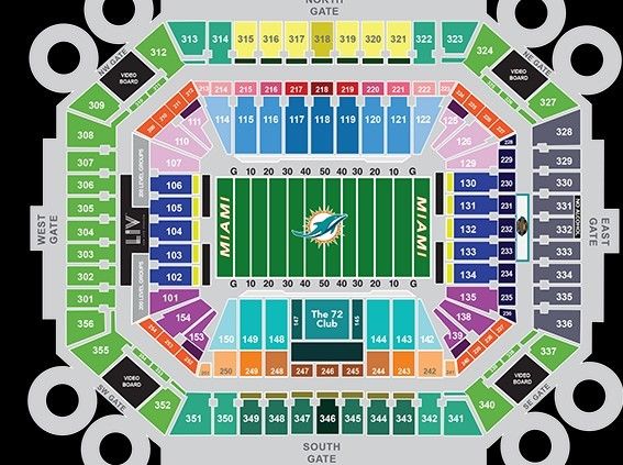 Dolphins vs Jaguars 50 YARD LINE TICKETS and Hyundai Club Access