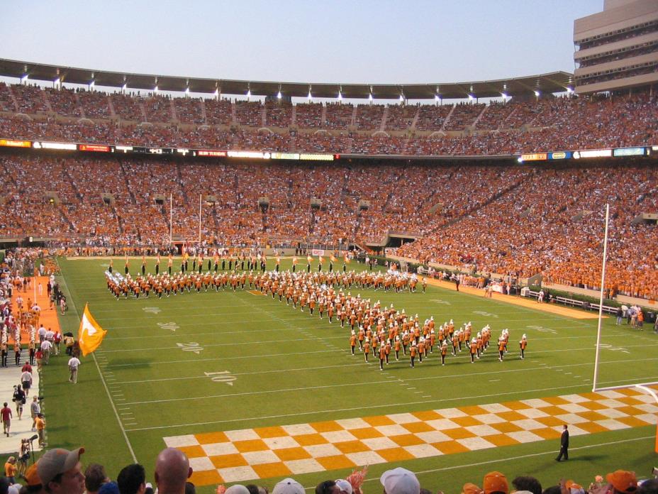 3 TENNESSEE vs FLORIDA Football Tickets  - Lower Level Section N - Short Row