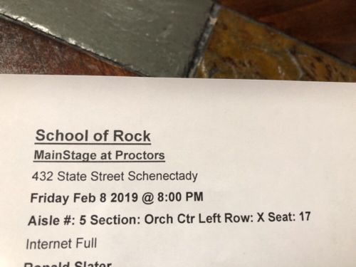 school of rock - Proctors