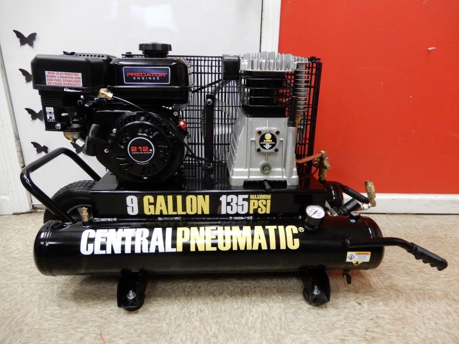 9 gal. 212cc 135 PSI Wheelbarrow Air Compressor