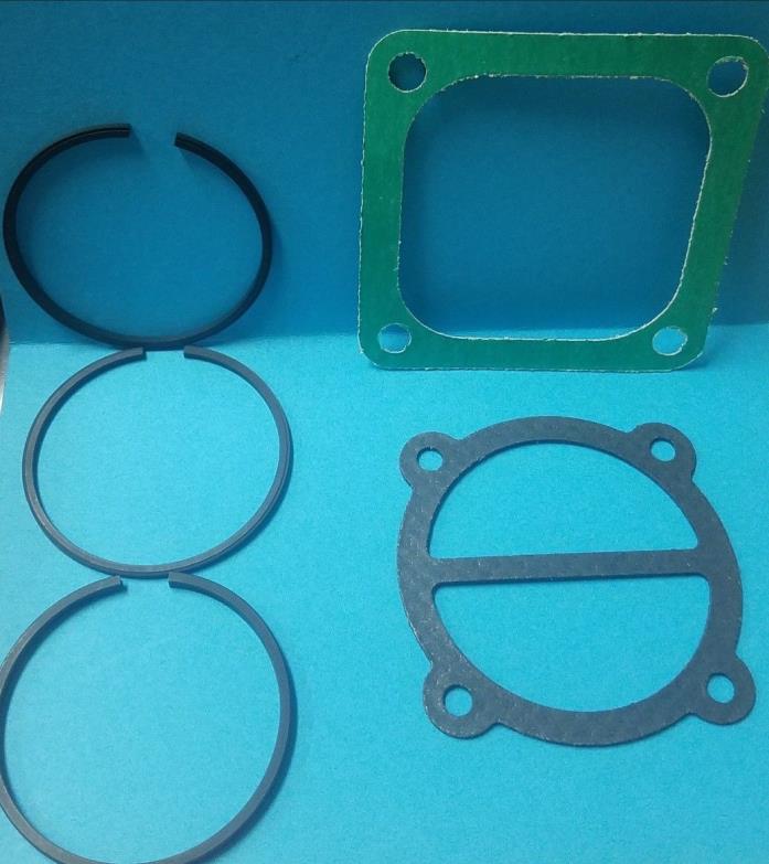 Chinese V twin pump Air Compressor rings w/ Valve plate & base gasket
