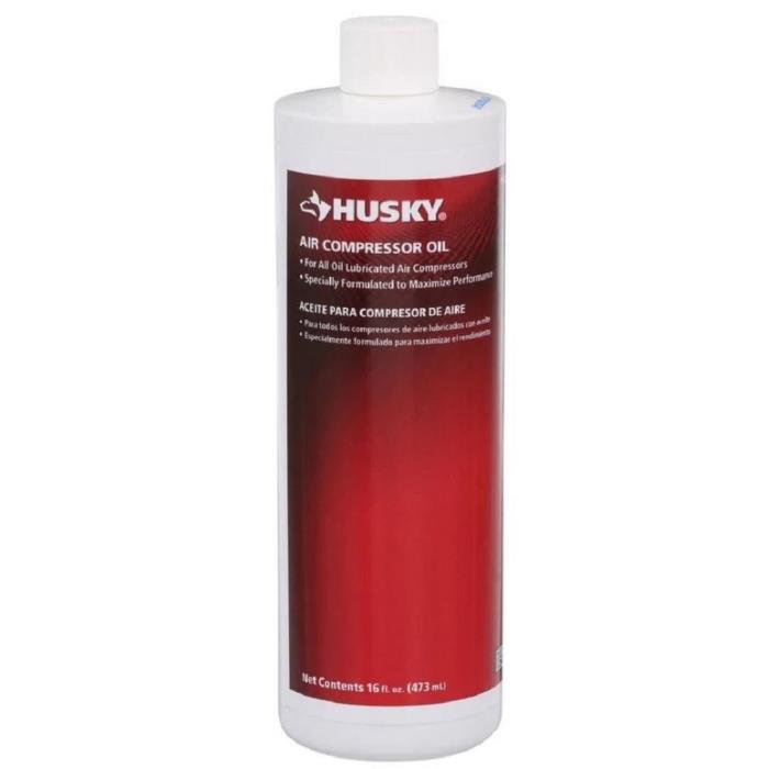 AIR COMPRESSOR OIL 16 Oz Pumps Carbon Buildup Reduction Non Synthetic Lubricant