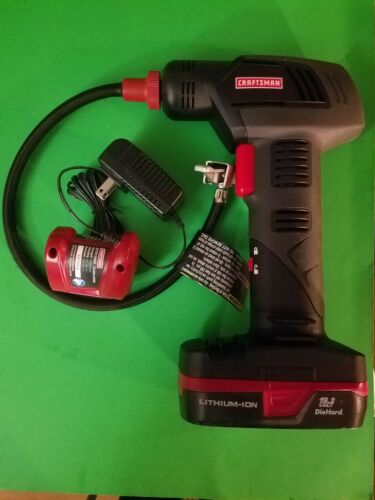 CRAFTSMAN 19.2 CORDLESS INFLATOR 315.115860 WITH LI-ION BATTERY & CHARGER