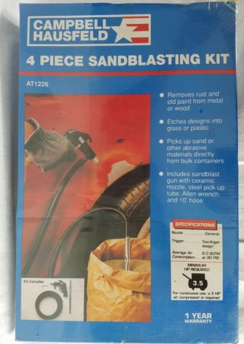 Campbell Hausfeld AT1226 Sandblasting Kit New In Box