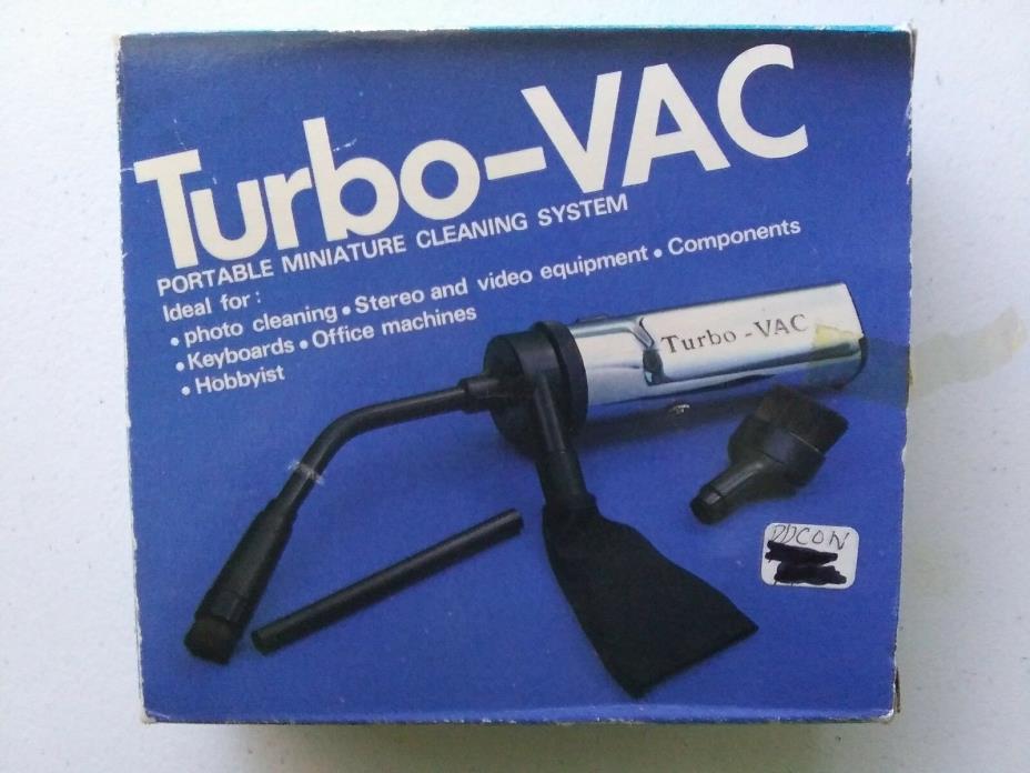Turbo Vac Portable Miniature Cleaning System