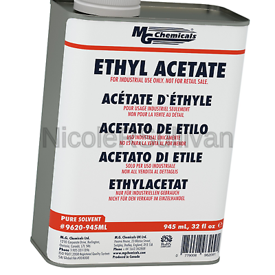 MG Chemicals Ethyl Acetate, 945 mL Metal Can,