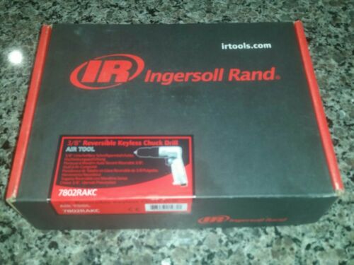 Ingersoll-Rand IR7802RAKC 3/8Reversible Air Drill with Keyless Chuck Ships FREE!