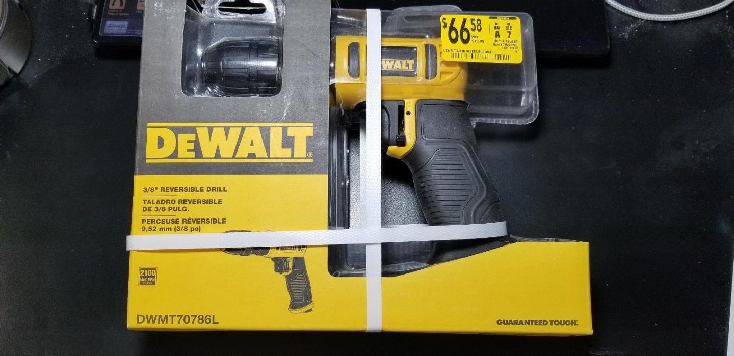 DEWALT AIR Reversible Drill DWMT70786L ***NEW***