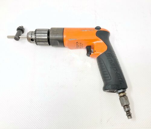 Snap On Tools Reversible Air Drill 3/8 PDR3000A Orange Heavy Duty Pneumatic