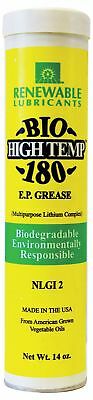 Renewable Lubricants Bio-180 Green Lithium Complex Extreme Pressure Grease, 14