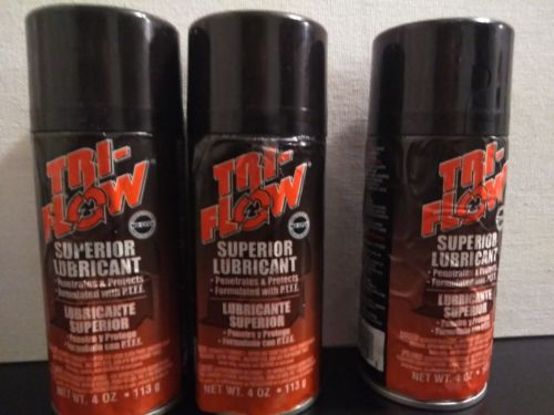3 Pack! Superior Lubricant, Aerosol Can, 4 Oz. TRI-FLOW TF20009