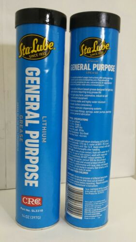 (2) Sta-Lube General Purpose Lithium Grease Canisters