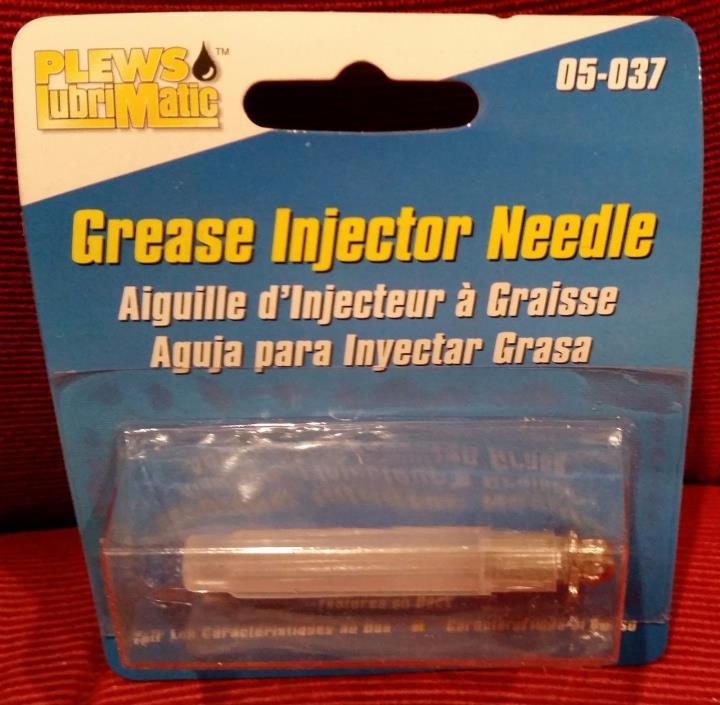 New Plews Lubrimatic 05-037 Grease Injector Needle