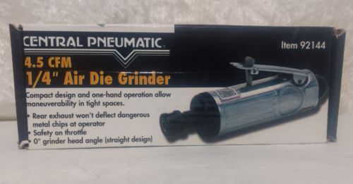 Central Pneumatic 1/4'' Air Die Grinder - 92144  Auto body Repair Air tool NOS