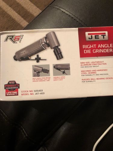 JET JAT-403 Pneumatic R6 Right Angle Die Grinder, 1/4