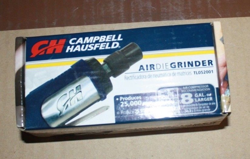 NEW CAMPBELL HAUSFELD TL052001 AIR DIE GRINDER FREE SHIPPING