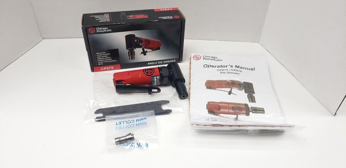 Chicago Pneumatic Mini Angle Die Grinder 22,500 RPM CP875