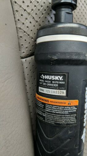 Husky 1/4 In. Straight Die Grinder Air Grinding Cutting Power. Tool Only