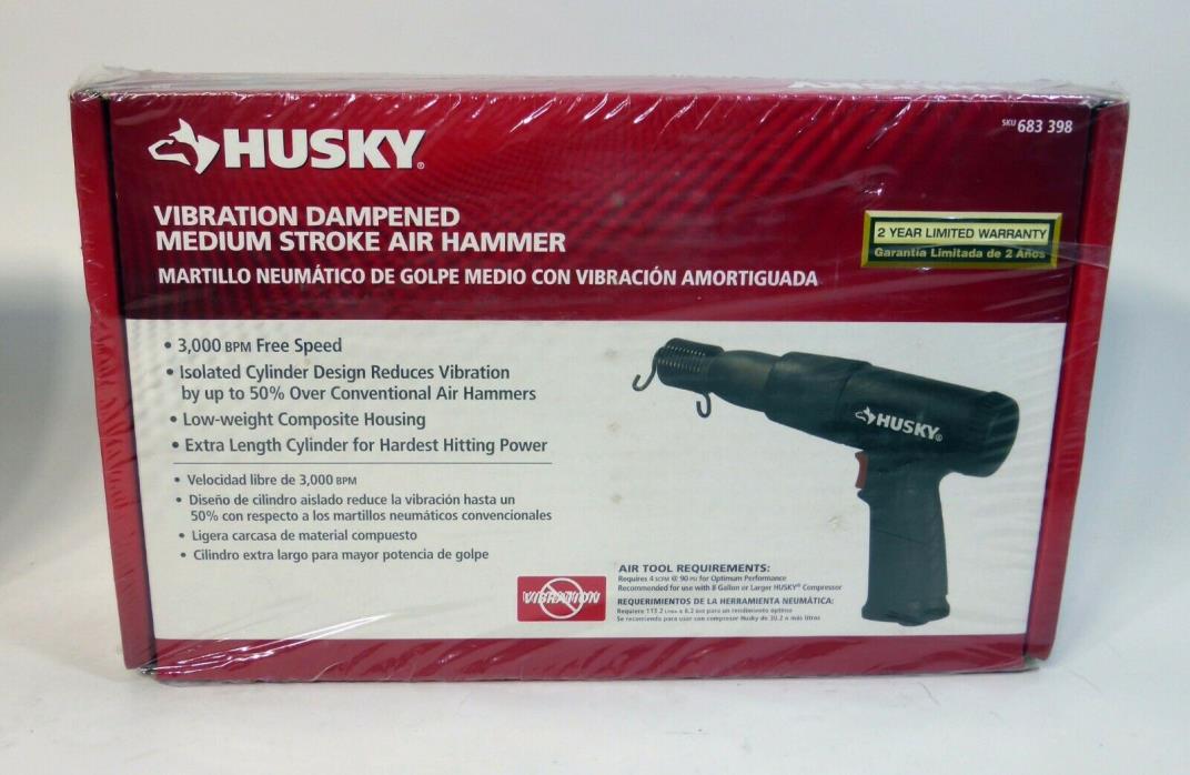 Husky 683 398 Vibration Damped Medium Stroke Air Hammer H4620 FREE EXP SHIP