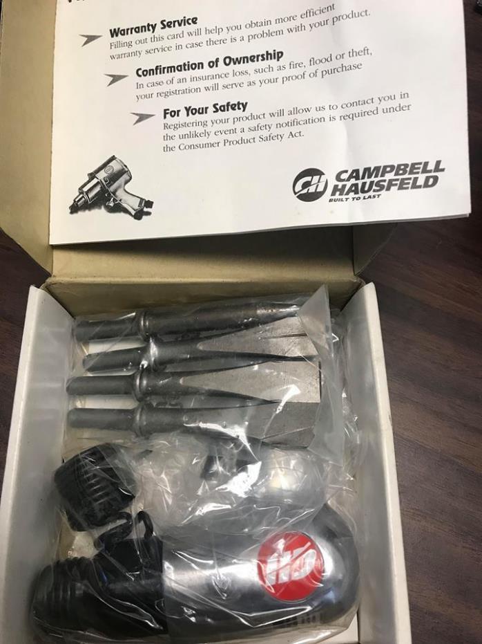 NEW-CAMPBELL HAUSFELD AIR HAMMER/CHISEL TL1003-FAIR SHIPPING!