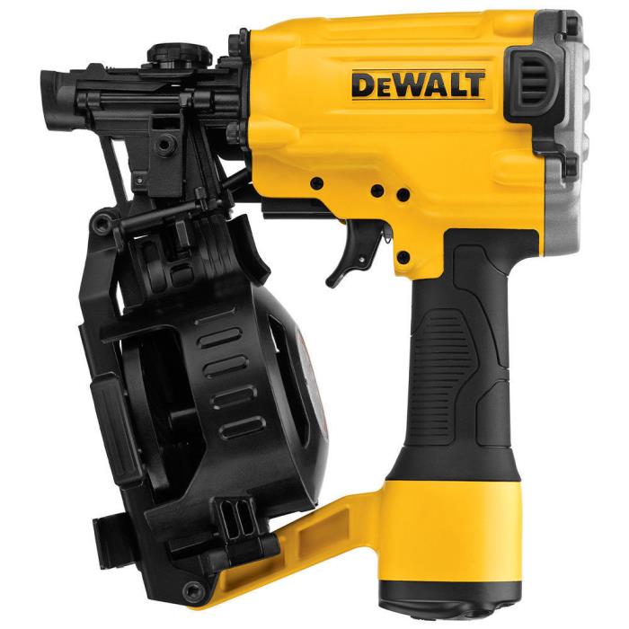 BRAND NEW Dewalt DW45RN Pneumatic Coil Roofing Nailer, 3/4-1 3/4