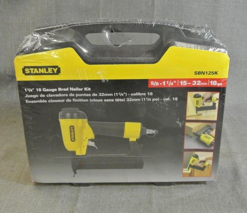 STANLEY 1-1/4'' 18G AIR BRAD NAILER KIT *BRAND NEW* (4701-13 4C)
