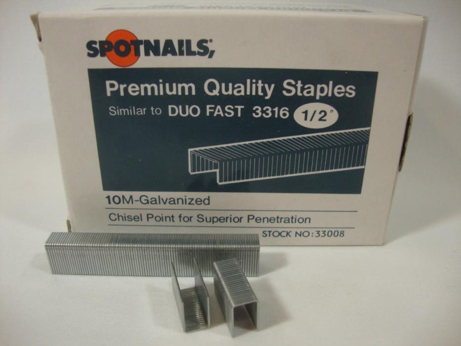 SpotNails Premium Quality Staples 1/2