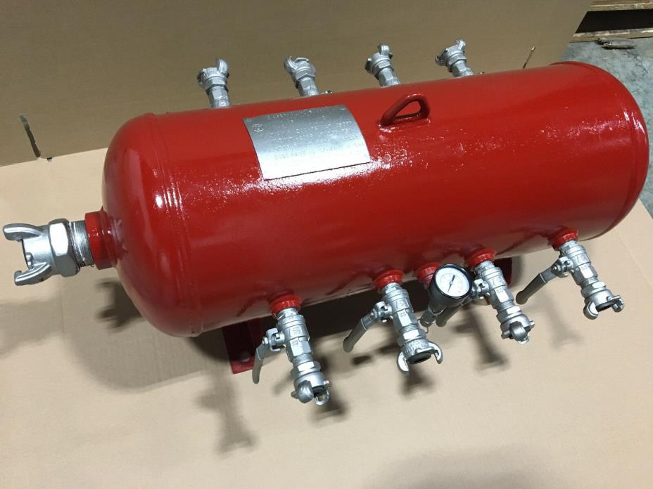 Pneumatic 8 Port Air Manifold for Construction Air Tools TX-2AMF Texas Pneumatic