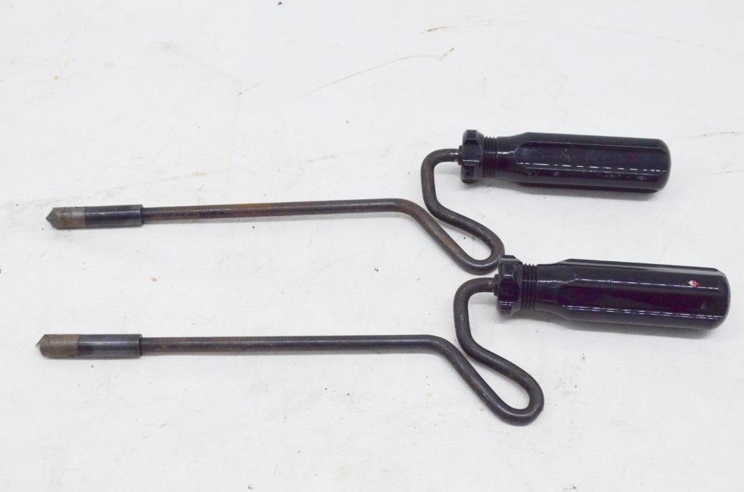 (2) Deburring Tools w/Dogleg Shaft