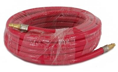 EDM - Air Compressor Rubber Hoses 25 ft, Brass fittings