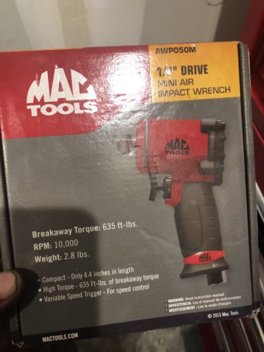 Mac Tools 1/2 Mini Air Impact Awp050m New