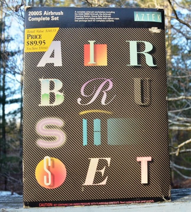 NEW 1992 AZTEK 2000S AIRBRUSH COMPLETE SET #9351