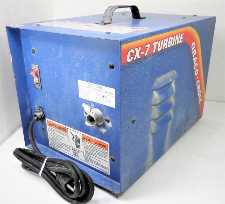 Graco Croix CX-7  HVLP Professional Spray Painting Turbine 120V