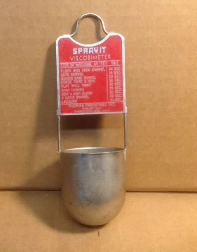 Vintage Sprayit Viscosimeter